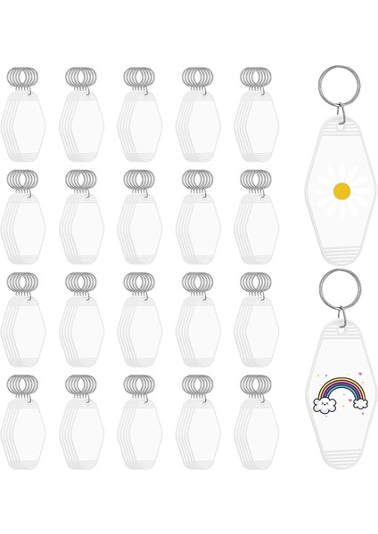 100 Adet Beyaz Boş Otel Motel Anahtarlık Toplu Plastik Süblimasyon Boş Anahtarlıklar Vintage Eşkenar Dörtgen Motel Anahtar Etiketleri (Yurt Dışından) fiyatları