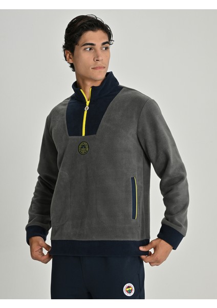 Erkek Trıbun Yaka Detaylı Sweat fiyatları