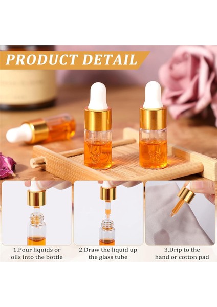 100 Adet Cam Damlalıklı Şişeler, Mini Esansiyel Yağ Damlalıklı Şişeler, Kapaklı Boş Numune Şişeleri, Küçük Saklama Kavanozları 3 ml (Yurt Dışından) fırsatları