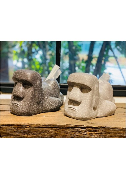 Mendil Kutusu Heykeli, Mendil Kutusu, Komik Hediye, Mendil Standı, Doğum Günü Hediyesi, Iyi Şans Eşyaları, Komik Eşyalar, Açık Gri (Yurt Dışından) fırsatları