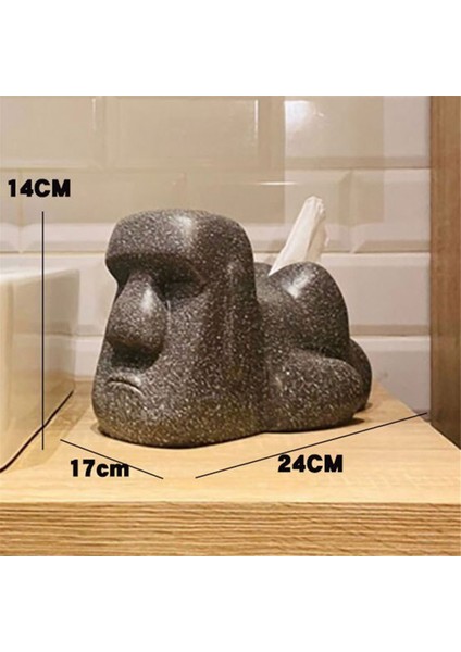 Mendil Kutusu Heykeli, Mendil Kutusu, Komik Hediye, Mendil Standı, Doğum Günü Hediyesi, Iyi Şans Eşyaları, Komik Eşyalar, Açık Gri (Yurt Dışından) indirimleri