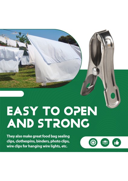 60 Adet Bahçe Klipsi, Ağ, Bahçe Çemberleri Veya Sera Çemberleri Için Paslanmaz Çelikten Üretilmiş Sera Kelepçeleri (Yurt Dışından) fırsatları