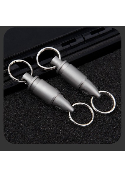 Titanyum Alaşımlı Hızlı Çekmeli Anahtarlık Evrensel Tokalı Araba Anahtarlığı Mini Döner Halkalı Alet (Yurt Dışından) fiyatları