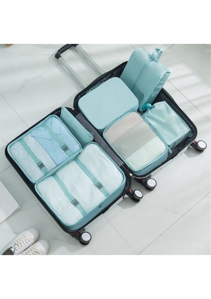 Seyahat Çantaları, Seyahat Aksesuarları ve Temel Eşyalar Için Bagaj Düzenleyici Çanta, Taşıma Için Seyahat Küpleri, Pembe (Yurt Dışından) indirimleri