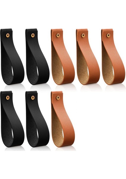 Adet Pu Deri Duvar Kancası Duvar Askı Kayışı Deri Perde Çubuğu Tutucu Çakıllı Deri Kayış Askısı Havlu Kancası (Yurt Dışından) fiyatları