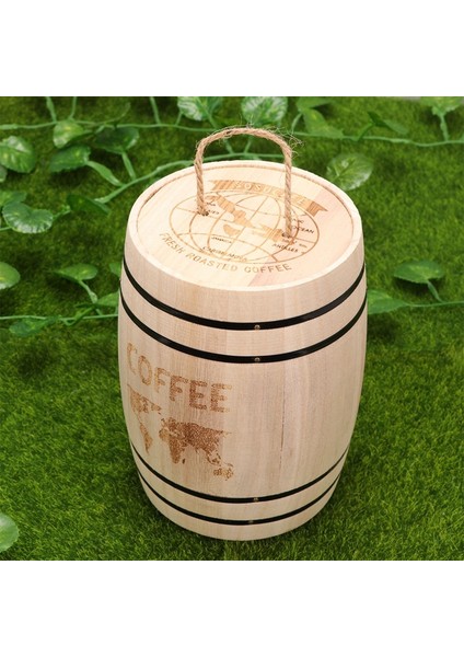 Ahşap Kahve Çekirdeği Saklama Kabı Gıda Saklama Şişeleri Kahve Çekirdeği Fıçı Saklama Hava Geçirmez Ahşap Kap Mutfak Kutusu (Yurt Dışından) fırsatları