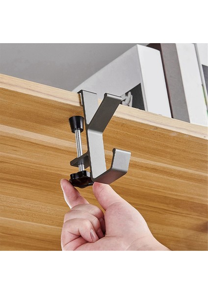 Delinmeyen Çanta Askısı Masa Yan Kancası Duvar Askısı Çok Fonksiyonlu Askı Kumaş Mont Anahtarları Banyo Siyah (Yurt Dışından) fiyatları