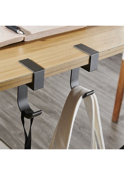 Delinmeyen Çanta Askısı Masa Yan Kancası Duvar Askısı Çok Fonksiyonlu Askı Kumaş Mont Anahtarları Banyo Siyah (Yurt Dışından) fırsatları