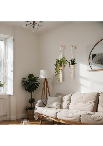 Adet Askılı Bitki Askısı T Şeklinde Bitki Kancaları 7,55 Inç Ahşap Duvara Monte Bitki Braketi Duvar Bitki Tutucu Iç Mekan (Yurt Dışından) fırsatları