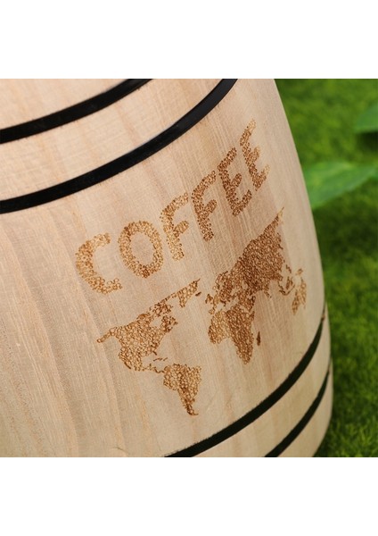 Ahşap Kahve Çekirdeği Saklama Kabı Gıda Saklama Şişeleri Kahve Çekirdeği Fıçı Saklama Hava Geçirmez Ahşap Kap Mutfak Kutusu (Yurt Dışından) indirimleri