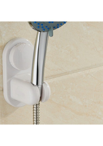 Duvara Monte Duş Braketi Banyo Ayarlanabilir Vantuzlu Duş Başlığı Duş Tabanı 5 Açı Ayarlanabilir Beyaz (Yurt Dışından) fırsatları