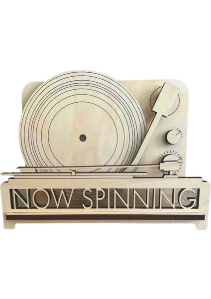 Çocuklar Için Çok Fonksiyonlu Müzik Albümü Koleksiyonu Braketi, Ahşap Rengi (Yurt Dışından)