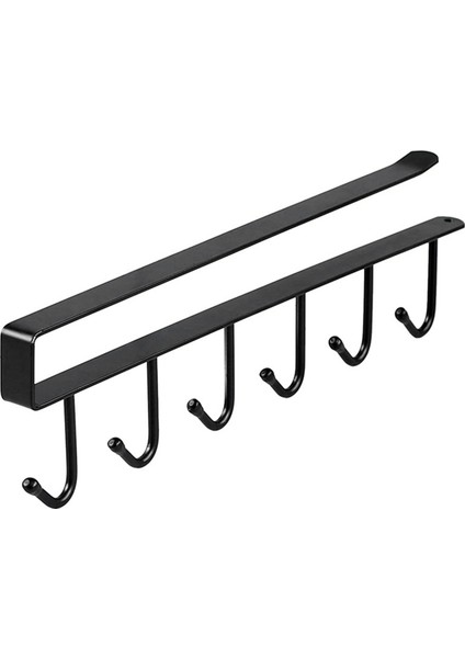 Kancalı Kahve Kupası Kupa Tutucu Kancalı Raf Çok Işlevli Mutfak Dolabı Çeşitli Eşya Düzenleyici Saklama Askısı A (Yurt Dışından)