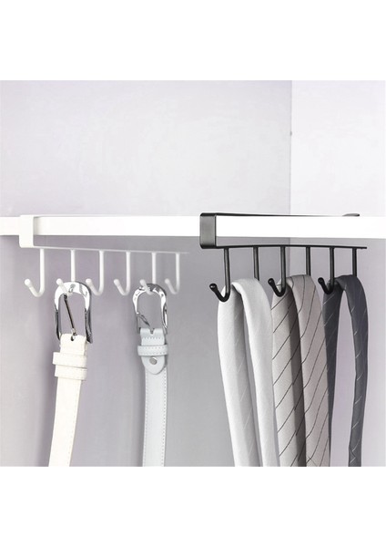 Kancalı Kahve Kupası Kupa Tutucu Kancalı Raf Çok Işlevli Mutfak Dolabı Çeşitli Eşya Düzenleyici Saklama Askısı A (Yurt Dışından) fırsatları