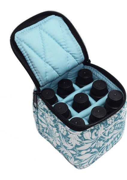 9 Şişe Esansiyel Yağ Taşıma Çantası Darbeye Dayanıklı Esansiyel Yağ Düzenleyici Seyahat Çantası Uygun (Mavi) (Yurt Dışından)