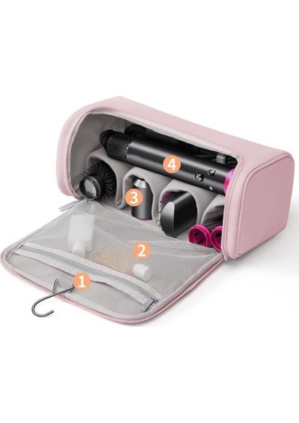 Taşınabilir Gizli Kancalı Saç Kurutma Makinesi Kutusu, Kaymaz Kuaförlük Alet Çantası, Su Geçirmez Büyük Kapasiteli Saklama Çantası Yeşil (Yurt Dışından) fırsatları