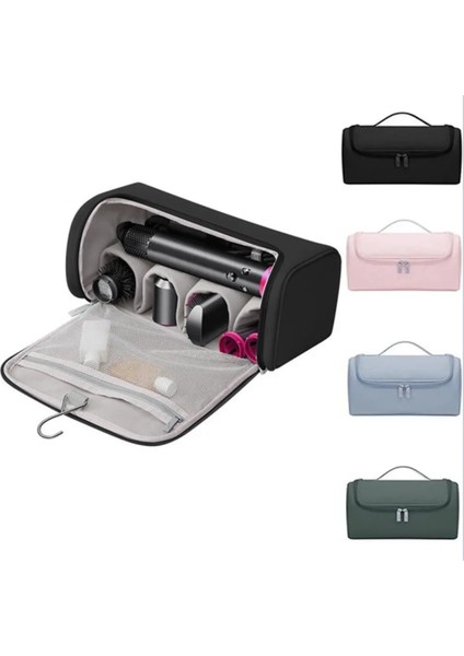 Taşınabilir Gizli Kancalı Saç Kurutma Makinesi Kutusu, Kaymaz Kuaförlük Alet Çantası, Su Geçirmez Büyük Kapasiteli Saklama Çantası Yeşil (Yurt Dışından) indirimleri
