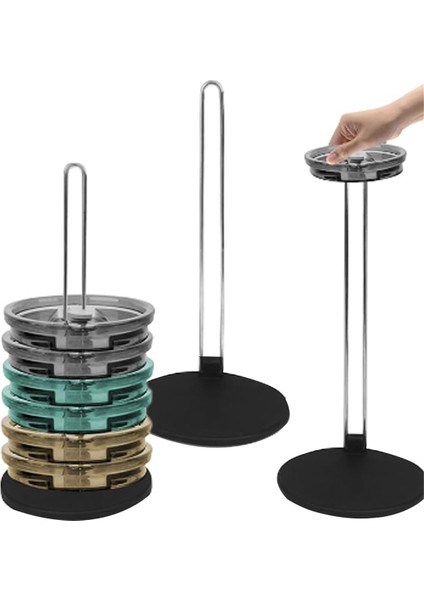 Adet Bardak Kapağı Düzenleyici Bardak Kapağı Düzenleyici, Dolap ve Tezgah Düzenlemesi Için Silikon Kaymaz Bardak Kapağı Tutucu (Yurt Dışından) fiyatları