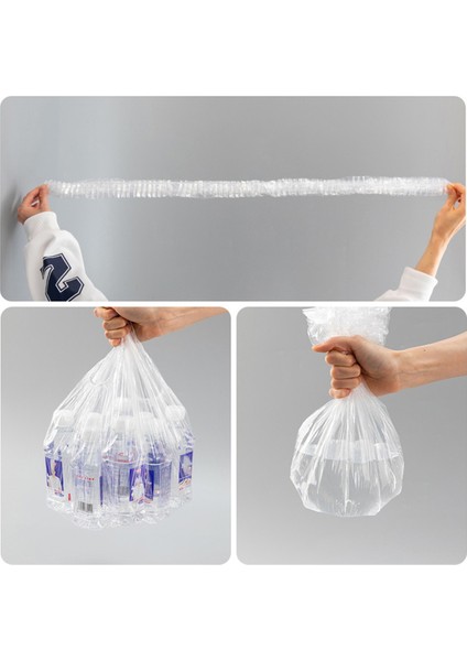 Tek Kullanımlık Plastik Poşetlerle Kaplı Gıda Gıda Sınıfı Meyve ve Sebze Saklama Poşeti Elastik Plastik Poşet (Yurt Dışından) fırsatları