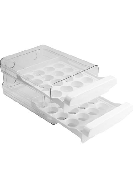 Buzdolabı Için Yumurta Kabı, Buzdolabı Için 40 Izgara/2 Katmanlı Yumurta Tutucu, Buzdolabı Için Yumurta Çekmecesi, Yumurta Taze Kutusu (Yurt Dışından) modelleri