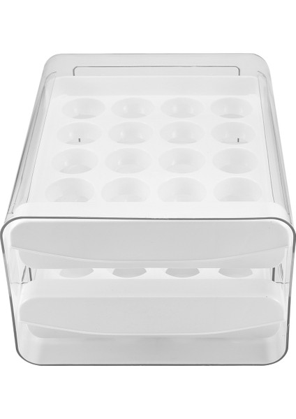 Buzdolabı Için Yumurta Kabı, Buzdolabı Için 40 Izgara/2 Katmanlı Yumurta Tutucu, Buzdolabı Için Yumurta Çekmecesi, Yumurta Taze Kutusu (Yurt Dışından) indirimleri