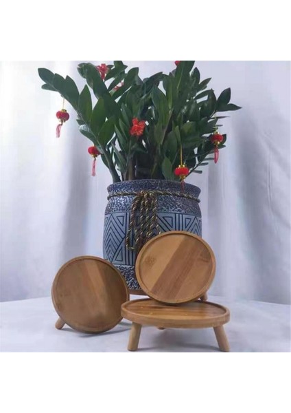 Çiçek Saksısı Tepsisi Masif Ahşap Çiçek Rafı Iç Mekan Masaüstü Oturma Odası Saksı Sukulent Pothos Ayaklı Vazo Tabanı (Yurt Dışından) indirimleri