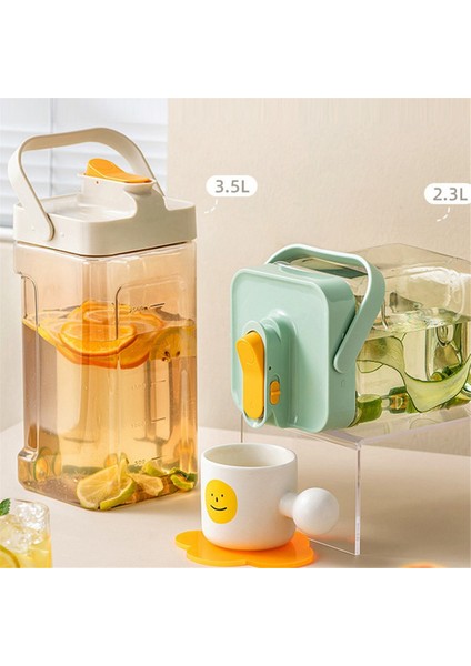 Musluklu Yaz Içecek Dispenseri, Büyük Kapasiteli Meyve Suyu Dispenseri, Musluklu Soğuk Su Isıtıcısı, Yeşil 3,5 L (Yurt Dışından) fırsatları