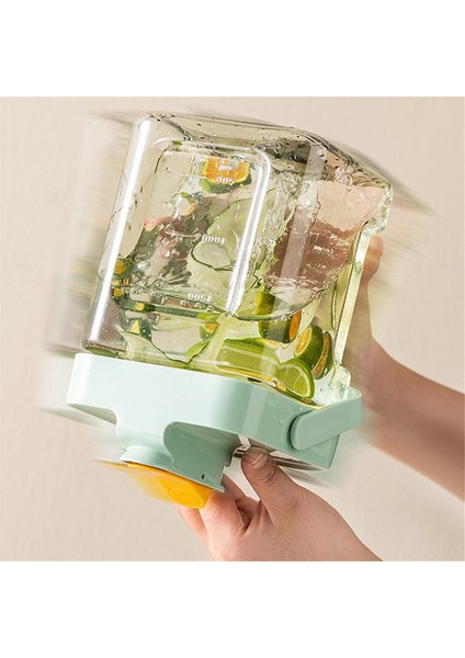 Musluklu Yaz Içecek Dispenseri, Büyük Kapasiteli Meyve Suyu Dispenseri, Musluklu Soğuk Su Isıtıcısı, Yeşil 3,5 L (Yurt Dışından) indirimleri