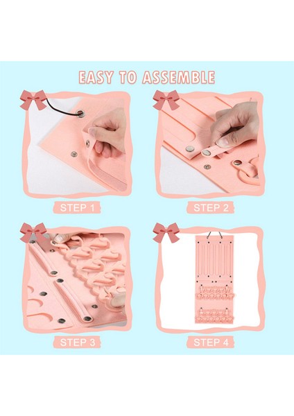 Kızlar Için Fiyonk Düzenleyici, Saç Fiyonkları Tutucu Büyük Keçe Saç Tokaları Saklama Askısı, Bebek Saç Aksesuarı Düzenleyici (Yurt Dışından) indirimleri