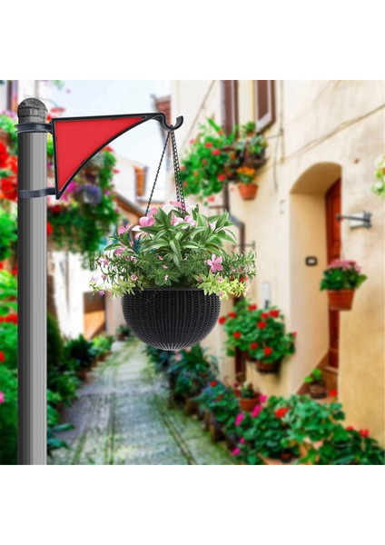 Bitki Askıları, 2'li Paket Kuş Yemlikleri, Saksılar, Fenerler, Rüzgar Çanları ve Veranda Dekoru Için Çit Direği Askısı Sarı (Yurt Dışından) modelleri