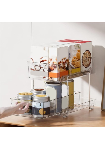 Katlı Banyo Düzenleyici, Bölücüler, Çok Amaçlı Sürgülü Şeffaf Saklama Kabı, Banyo ve Mutfak Tezgahı Için (Yurt Dışından) modelleri