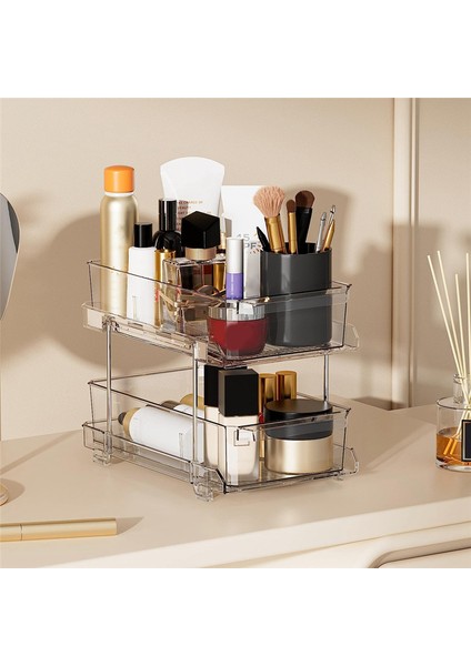 Katlı Banyo Düzenleyici, Bölücüler, Çok Amaçlı Sürgülü Şeffaf Saklama Kabı, Banyo ve Mutfak Tezgahı Için (Yurt Dışından) indirimleri