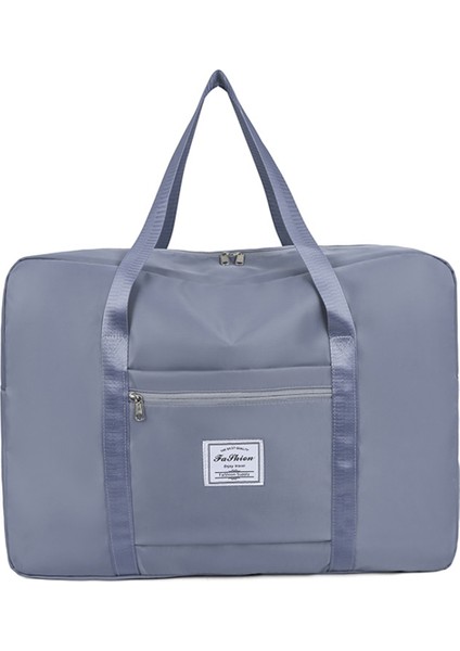 Katlanabilir Giysi Paketleme Düzenleyici Kadın Taşınabilir Büyük Kapasiteli Doğum Depolama Seyahat Spor Çantası, Gri (Yurt Dışından)