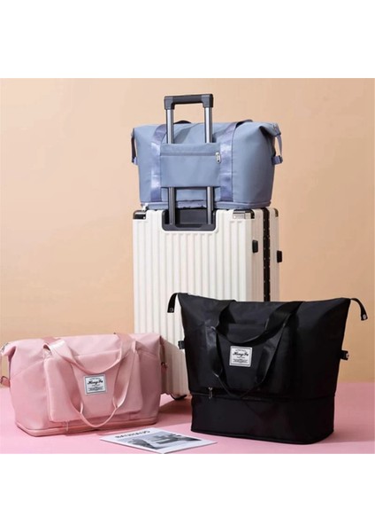 Katlanabilir Giysi Paketleme Düzenleyici Kadın Taşınabilir Büyük Kapasiteli Doğum Depolama Seyahat Spor Çantası, Gri (Yurt Dışından) fiyatları