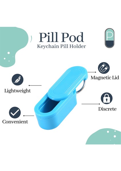 Adet Ayrık Manyetik Sürgülü Anahtar Sıkıştırıcı - Mini Cep Hap Şarjörü - Taşınabilir Acil Durum Hapları Siyah (Yurt Dışından) modelleri