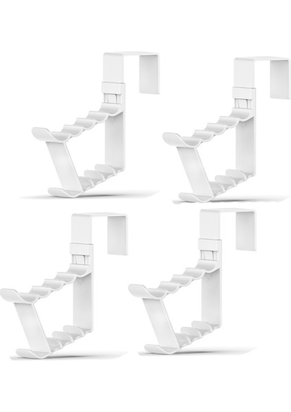 Yerden Tasarruf Sağlayan Kapı Askıları Kapı Askısı Kancaları Askılı Depolama Düzenleyicileri Kapı Askıları Kapı Havlusu Kancaları Beyaz 4 Adet (Yurt Dışından)