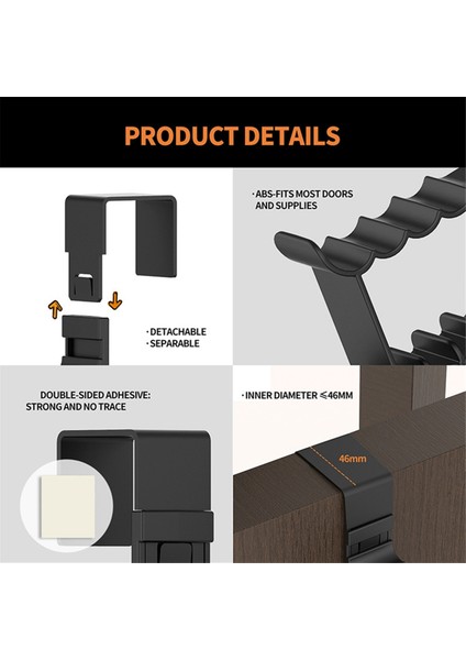 Yerden Tasarruf Sağlayan Kapı Askıları Kapı Askısı Kancaları Askılı Depolama Düzenleyicileri Kapı Askıları Kapı Havlusu Kancaları Beyaz 4 Adet (Yurt Dışından) fiyatları