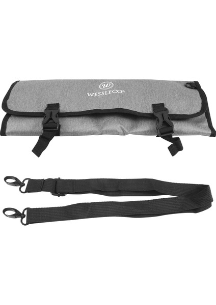 Wessleco Şef Bıçağı Çantası Rulo Çanta Taşıma Çantası Mutfak Pişirme Taşınabilir Dayanıklı Saklama Cepleri (Yurt Dışından)