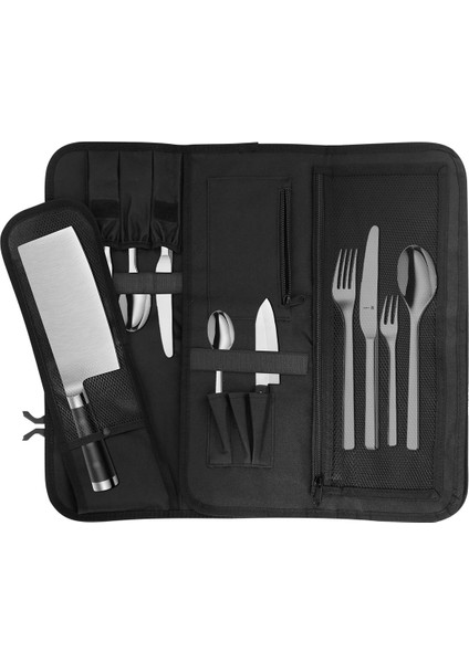 Wessleco Şef Bıçağı Çantası Rulo Çanta Taşıma Çantası Mutfak Pişirme Taşınabilir Dayanıklı Saklama Cepleri (Yurt Dışından) fiyatları