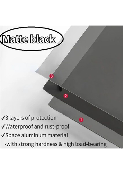 Mutfak Banyo Depolama Rafı Ayna Metal Duş Köşe Rafları Düzenleyici Dolap Ev C Için Siyah Yüzen Duvar Rafı (Yurt Dışından) indirimleri