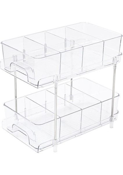 Katlı Banyo Lavabo Altı Düzenleyicileri ve Depolama, Bölücülü Çekmeceli Mutfak Düzenleme Dolabı Düzenleyicisi (Yurt Dışından)