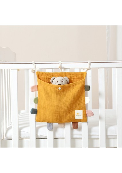 Bebek Yatağı Yanı Düzenleyici Pamuklu Yatak Saklama Çantası Temel Saklama Çantası Bebek Bezi Oyuncak Giysileri Için Bebek Askılı Çanta (Yurt Dışından)