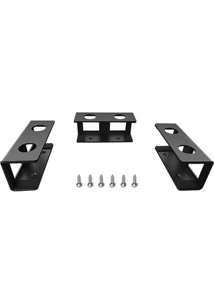 3 Parça Sahne Dışı Dizüstü Bilgisayar Braketi, Masa Altı Braketi Dizüstü Bilgisayar Için Uygundur, Masa Altı Dizüstü Bilgisayar Tepsisi Siyah (Yurt Dışından)