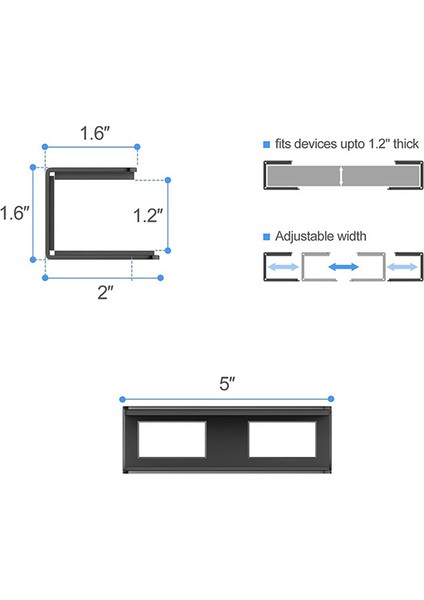 3 Parça Sahne Dışı Dizüstü Bilgisayar Braketi, Masa Altı Braketi Dizüstü Bilgisayar Için Uygundur, Masa Altı Dizüstü Bilgisayar Tepsisi Siyah (Yurt Dışından) indirimleri