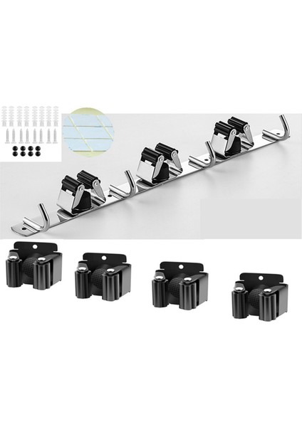 Süpürge Düzenleyici Depolama Alet Rafları Paslanmaz Çelik Ağır Hizmet Tipi Kancalar Kendinden Yapışkanlı Katı Kaymaz (Yurt Dışından) fiyatları