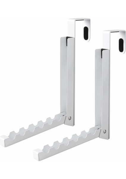 Kapı Üstü Askılık, Katlanabilir Kapı Üstü Çamaşır Kurutma Askılığı, 6 Delikli Giysi Asmak Için, 2'li Paket (Yurt Dışından) indirimleri