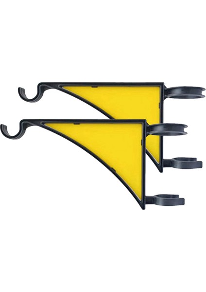 Bitki Askıları, 2'li Paket Kuş Yemlikleri, Saksılar, Fenerler, Rüzgar Çanları ve Veranda Dekoru Için Çit Direği Askısı Sarı (Yurt Dışından) indirimleri