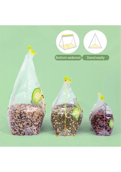 40 Adet Yeniden Kullanılabilir Şeffaf Saklama Çantası Taze Tutma Poşetleri Fermuarlı Poşet Gıda Sınıfı Mutfak Düzenleyici Dondurucu Poşeti (Yurt Dışından) modelleri