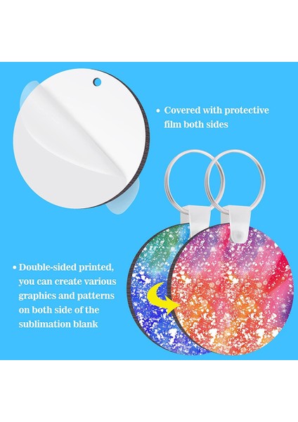 Anahtarlık Süblimasyon Boşlukları Seti Anahtarlık Isı Transferi Anahtarlık Mdf Boşlukları Anahtarlıklı, Çift Taraflı Baskılı (Yurt Dışından) modelleri