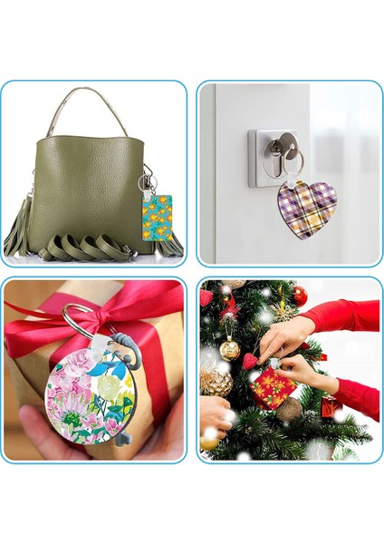 Anahtarlık Süblimasyon Boşlukları Seti Anahtarlık Isı Transferi Anahtarlık Mdf Boşlukları Anahtarlıklı, Çift Taraflı Baskılı (Yurt Dışından) indirimleri